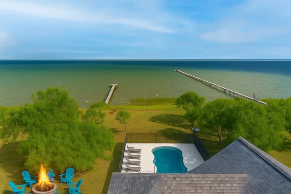 Waterfront Pool~Private Pier~Guest Bungalow~Coastal Escape - Image 1